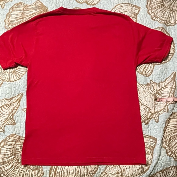 Holiday Time Men Red Graphic T-Shirt with Santa Design - Picture 11 of 12